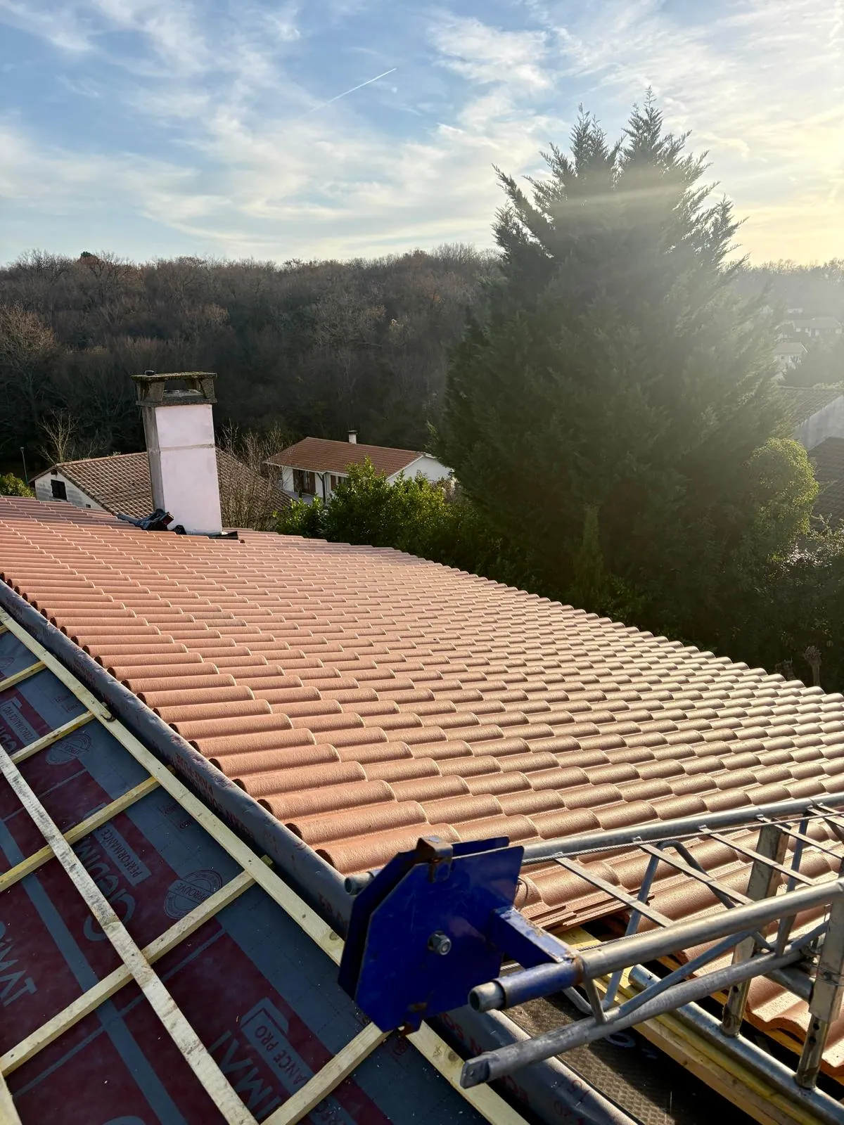 Chantier de couverture